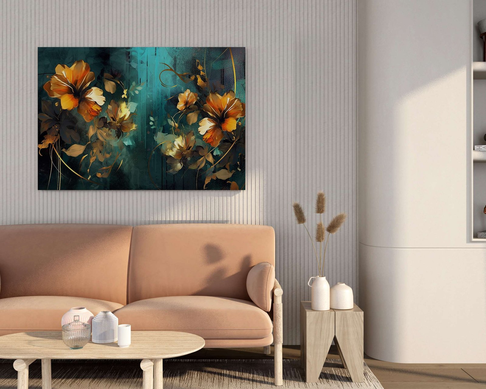 Elegant Canvas Wall Decor for Living Room & Office